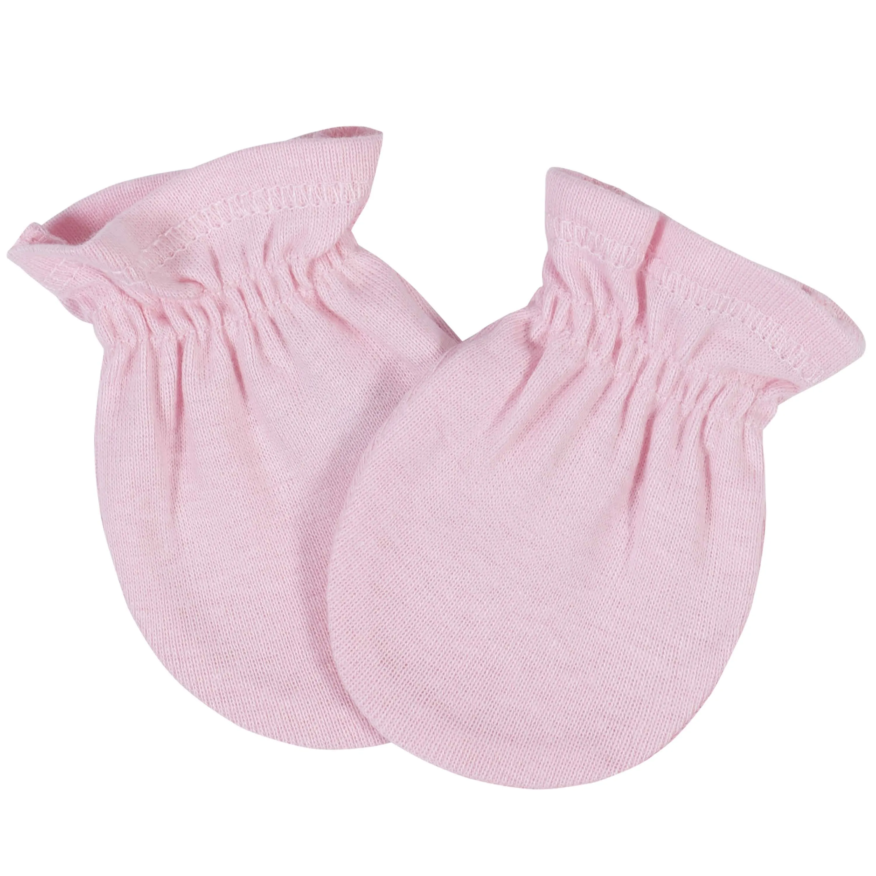 4-Pack Baby Girls Love No Scratch Mittens