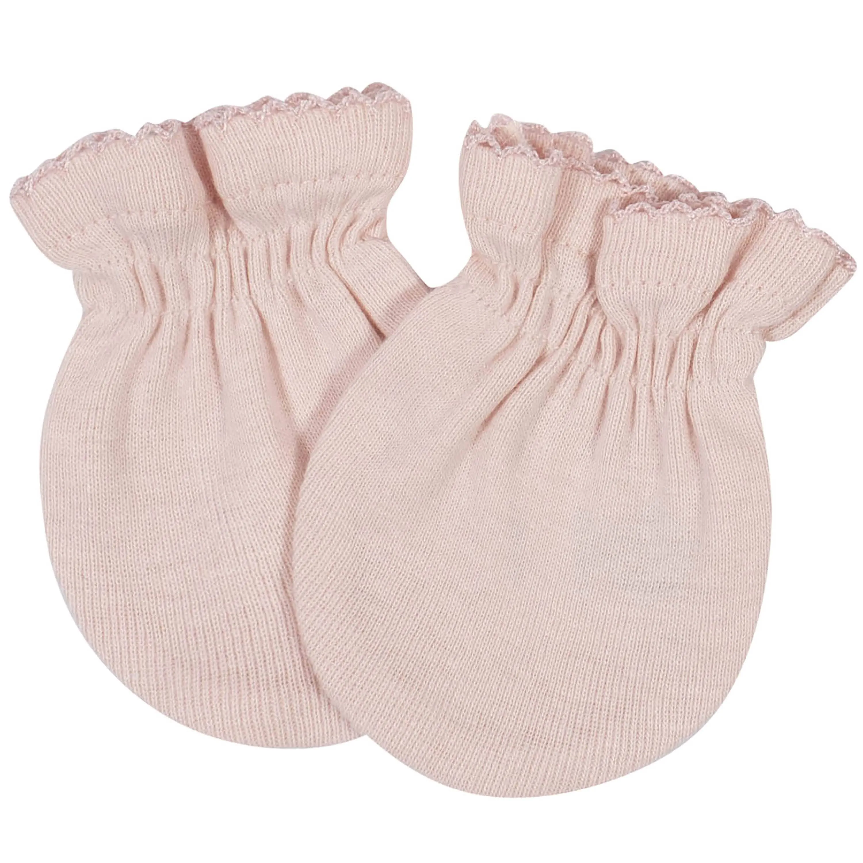 4-Pack Baby Girls Princess Organic Mittens