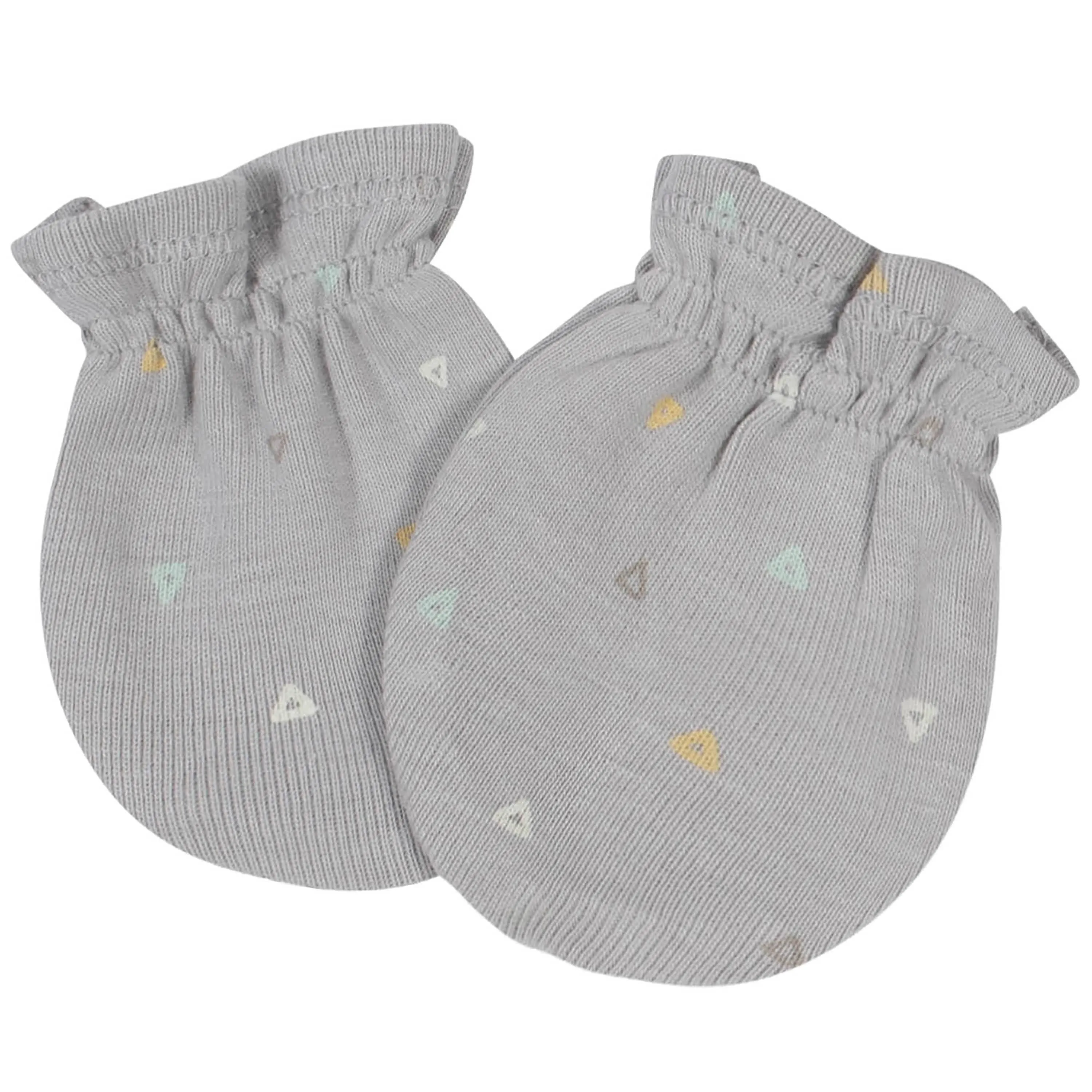 4-Pack Baby Neutral Safari Mittens