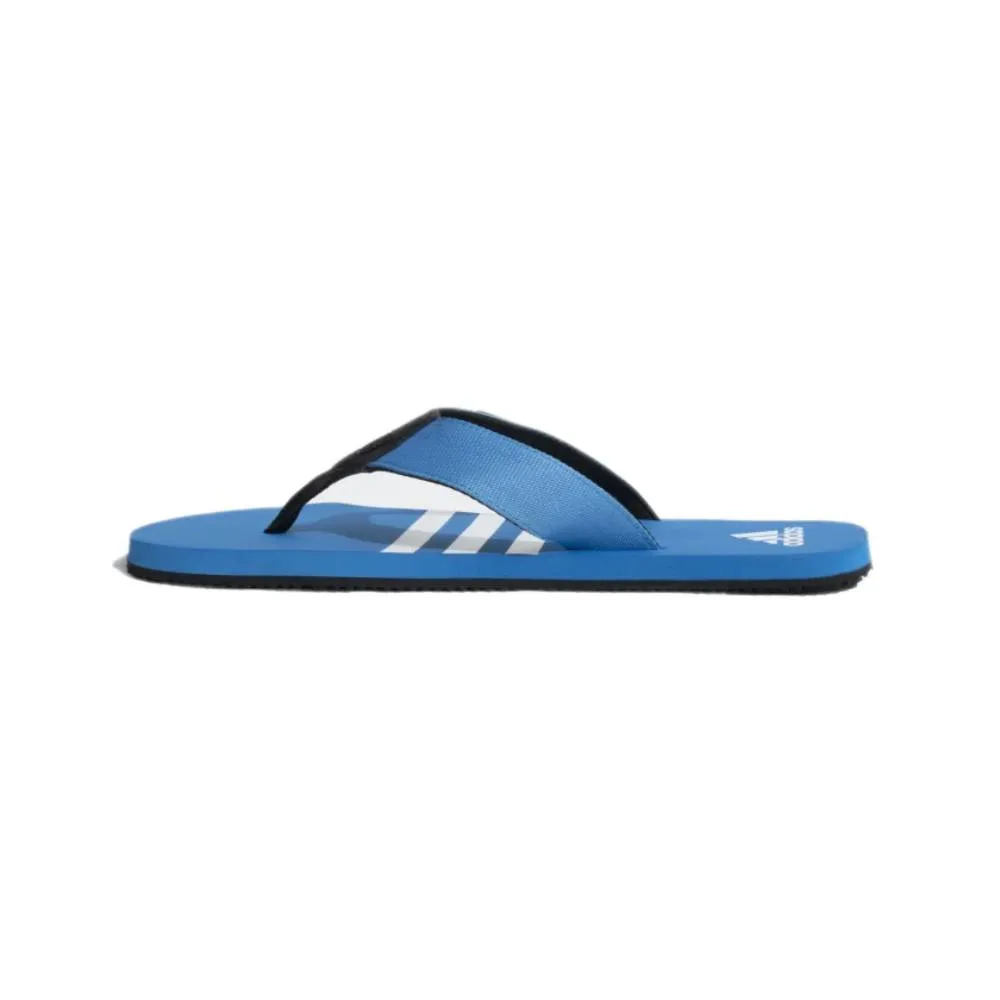 Adidas Men's Enthuso M Slipper (Core Black/Cloud White/Pulse Blue)