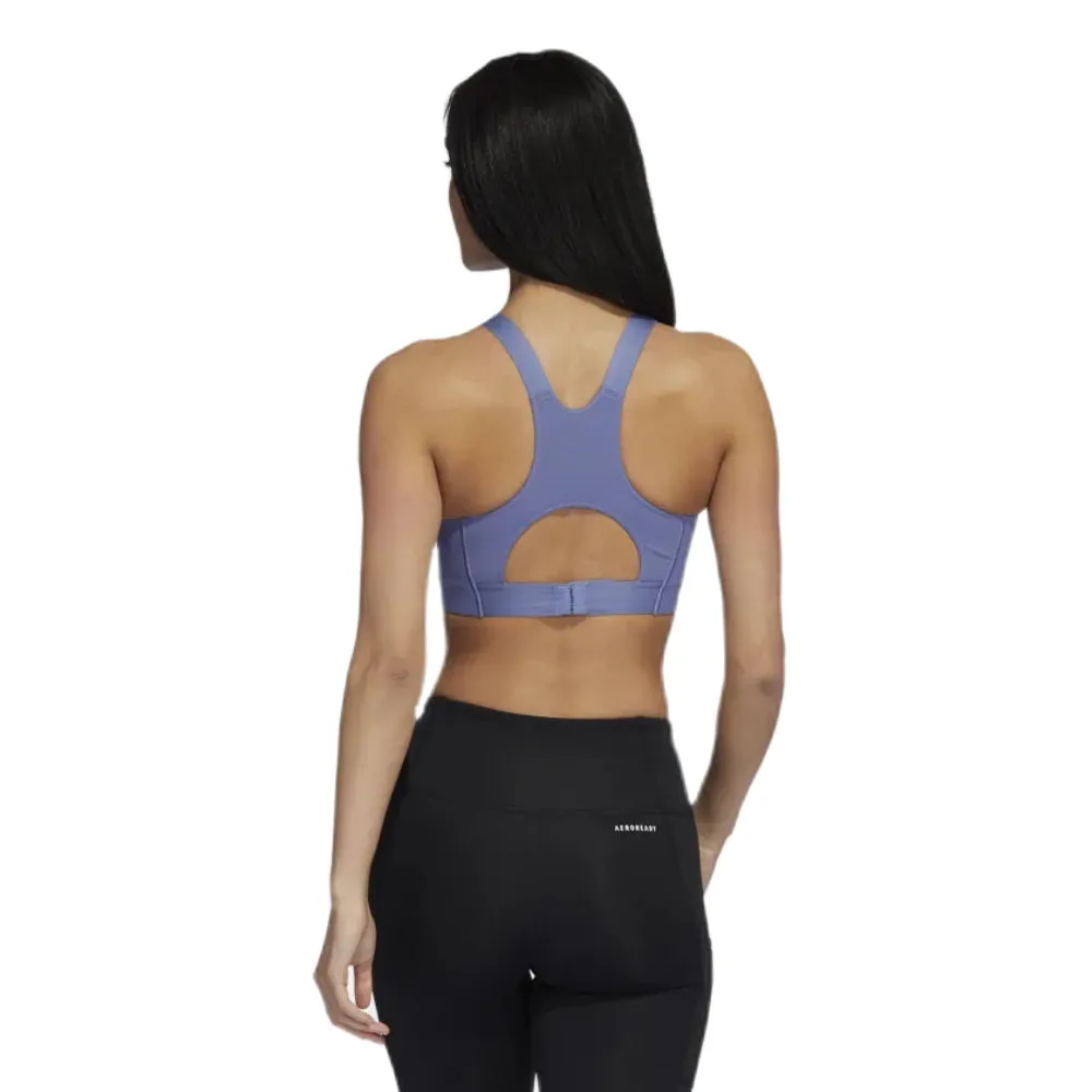 Adidas Women's Ultimate Alpha Sports Bra (Orbit Violet/Black)