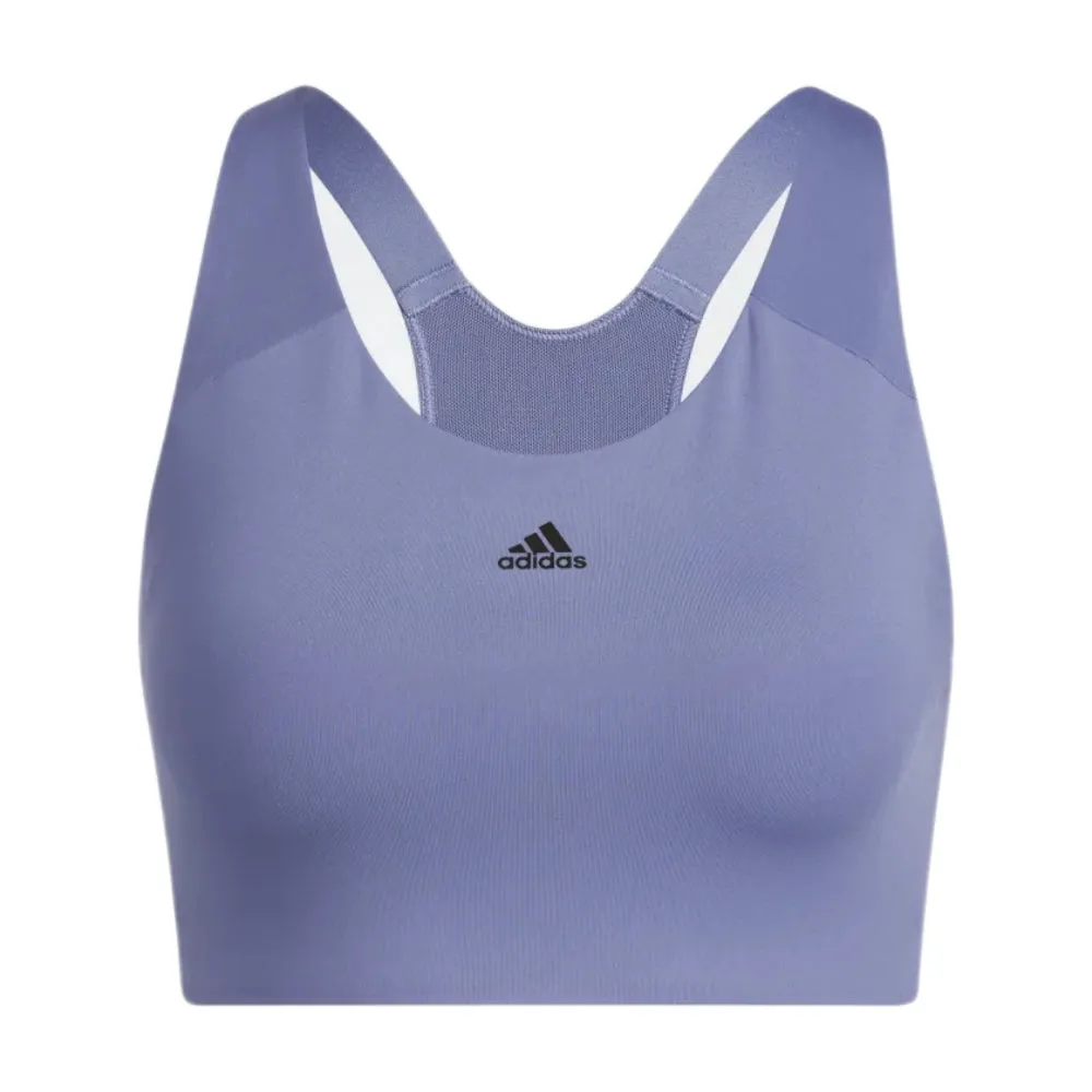 Adidas Women's Ultimate Alpha Sports Bra (Orbit Violet/Black)