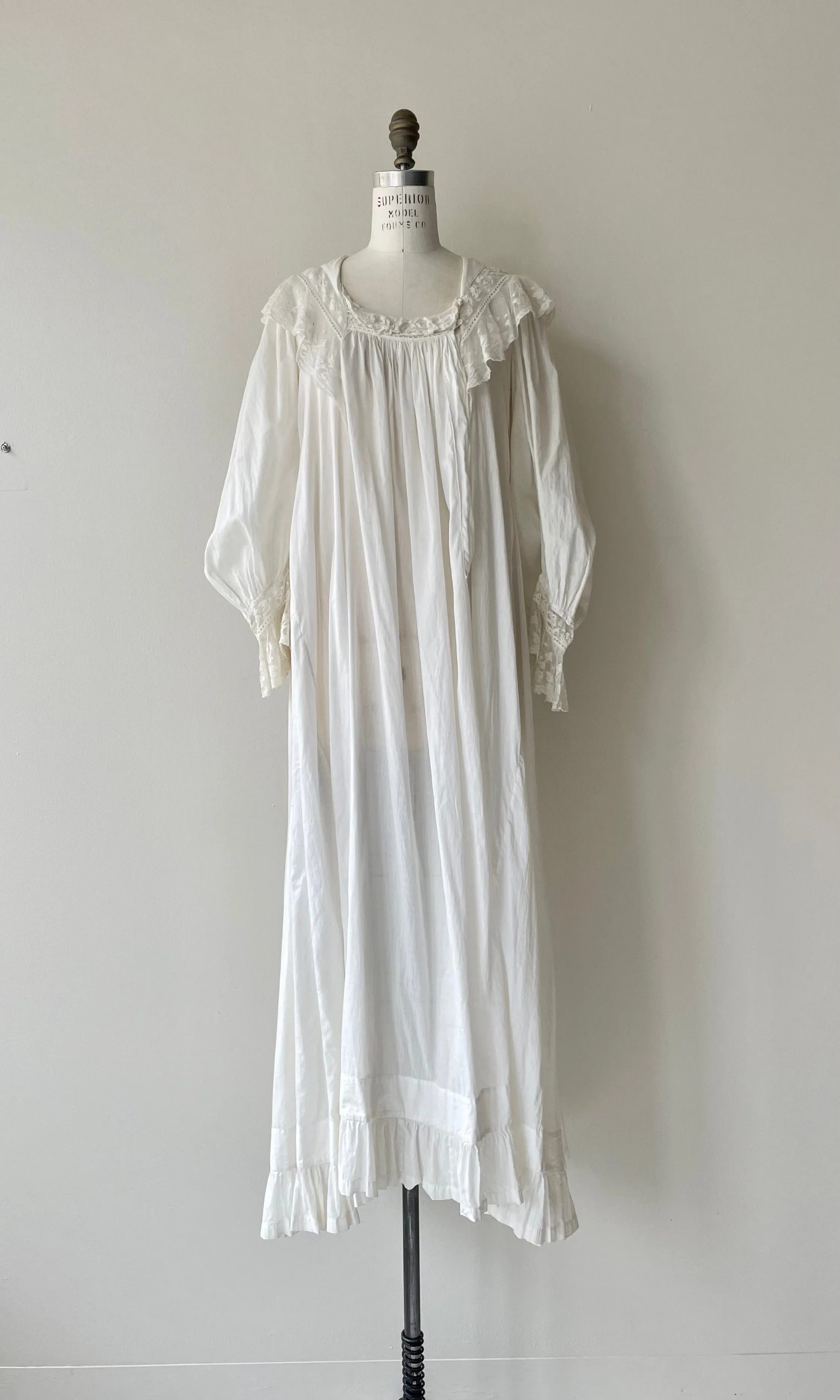 Antique Victorian Trousseau Nightgown | 1900s