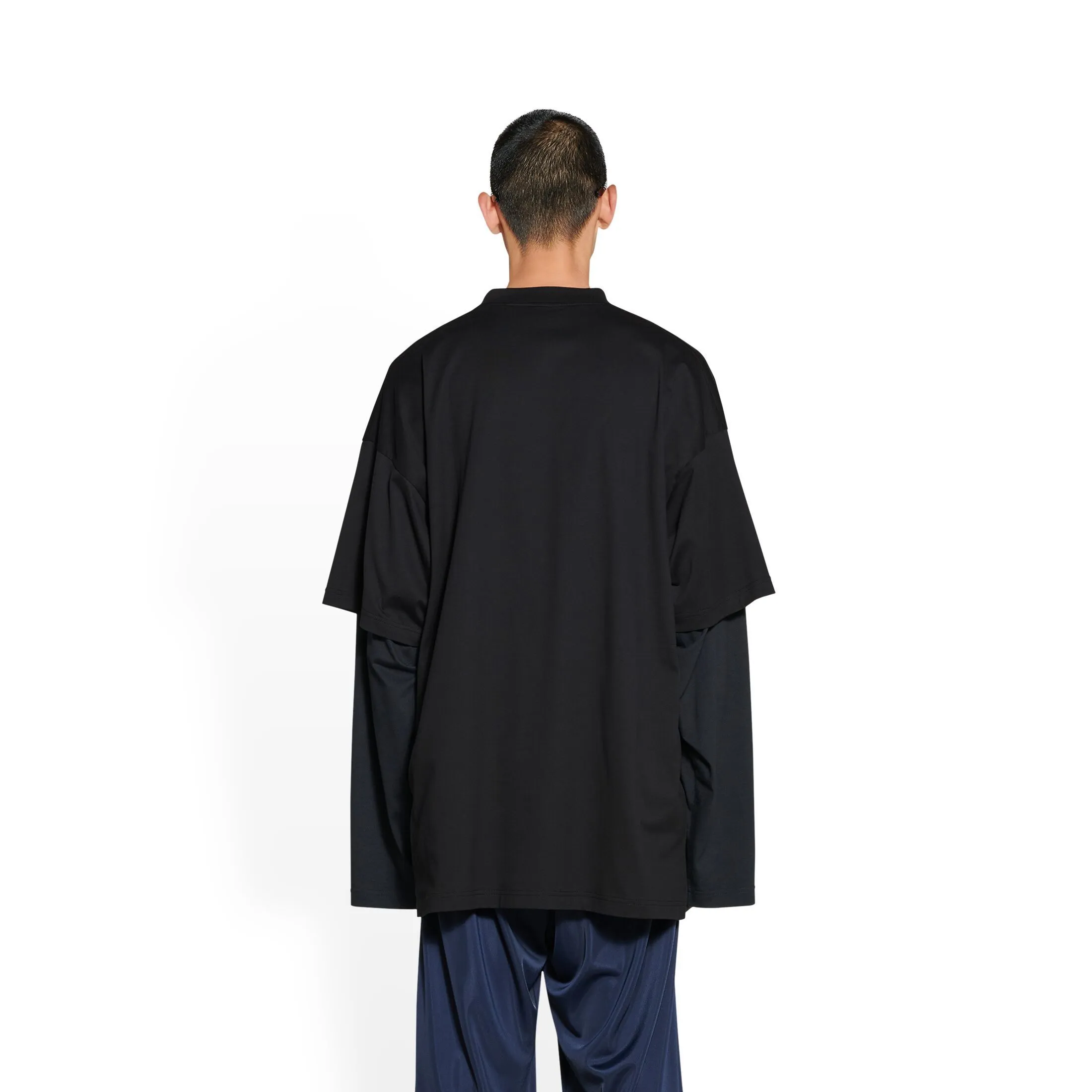 BALENCIAGA  |Men's T-shirt Oversized in Black