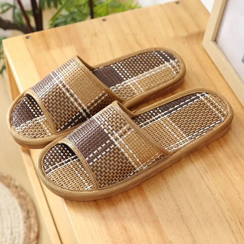 Bamboo slippers indoor thickened softwood floor