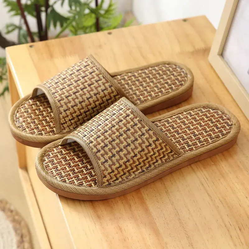 Bamboo slippers indoor thickened softwood floor