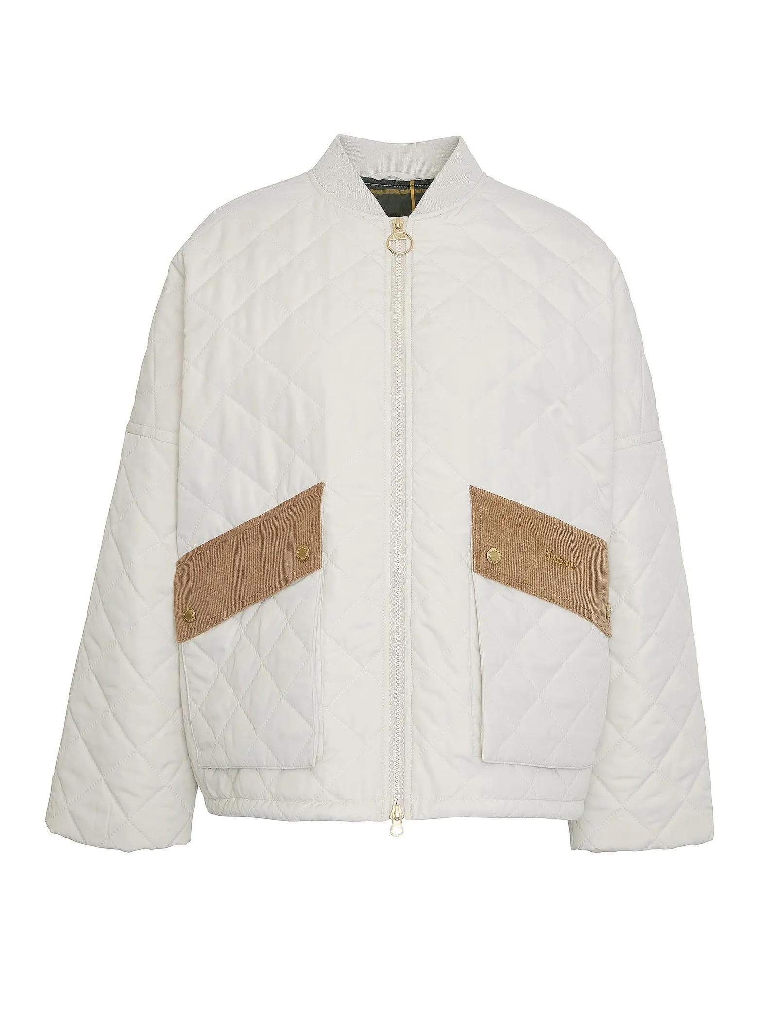 BARBOUR JACKET BOWHILL QUILT PEARL