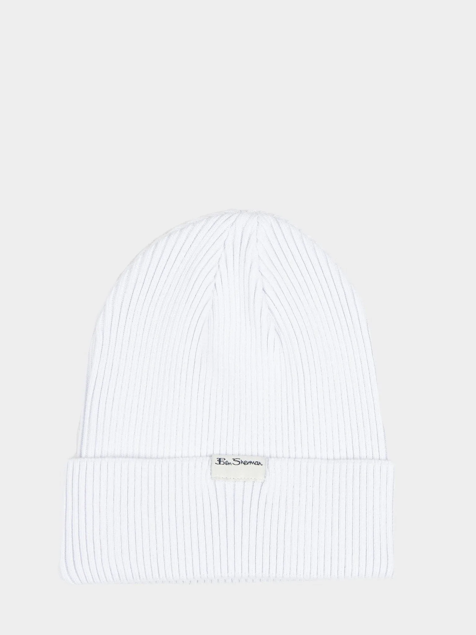 Ben Sherman Bshead038 Targy Rib Beanie White