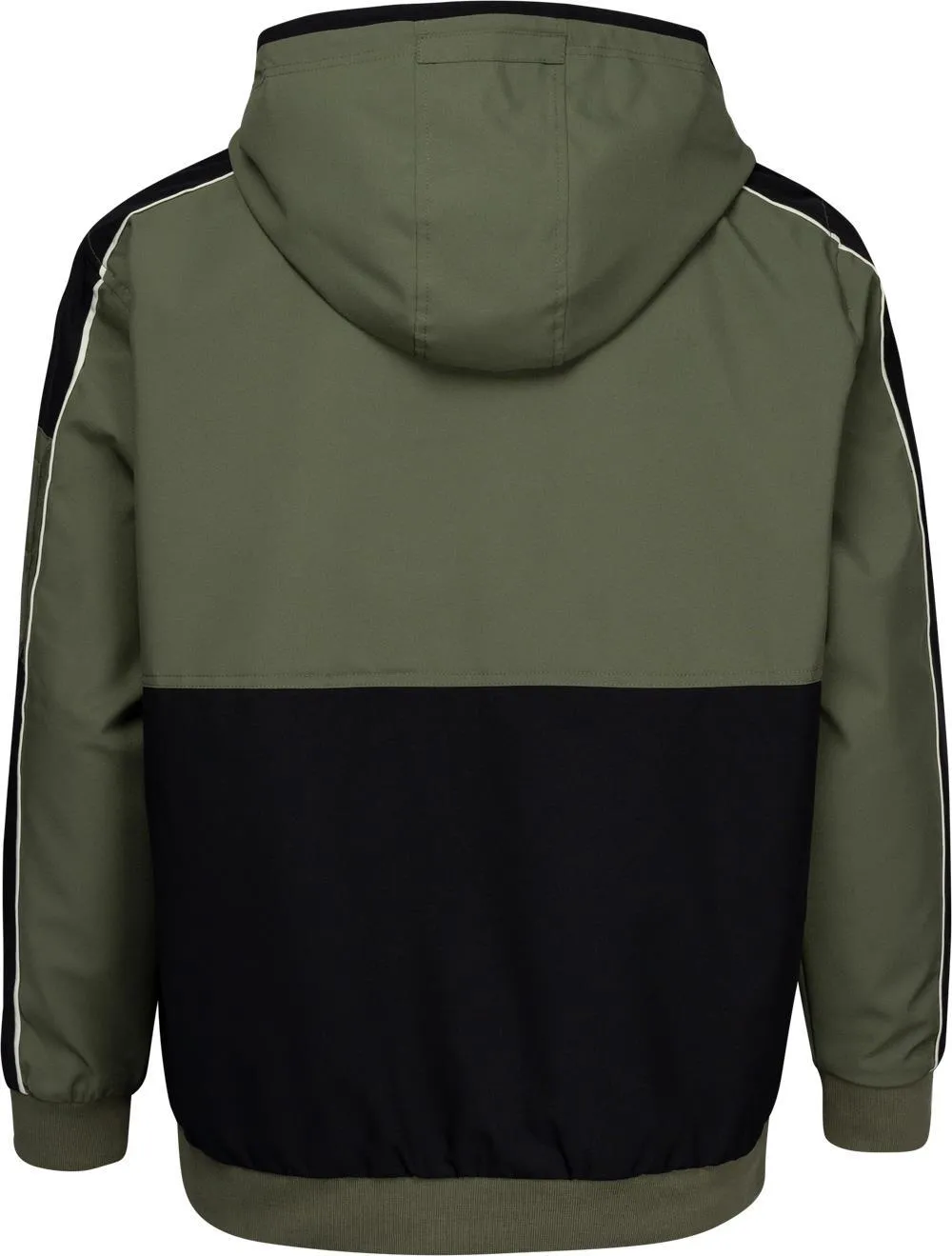 Blend Zip Through Hooded Jacket - Olive