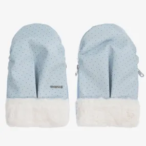 Blue Pram Mittens