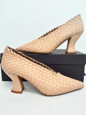 Bottega Veneta Women's Scarpa Cipria Nude Heels Size 37.5