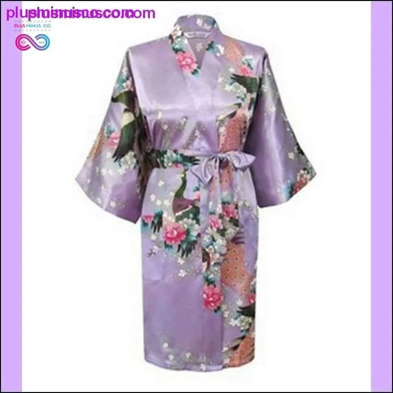 Bride Bridesmaid Wedding Party Robe Sleepwear Print Floral &