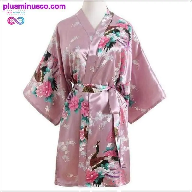 Bride Bridesmaid Wedding Party Robe Sleepwear Print Floral &