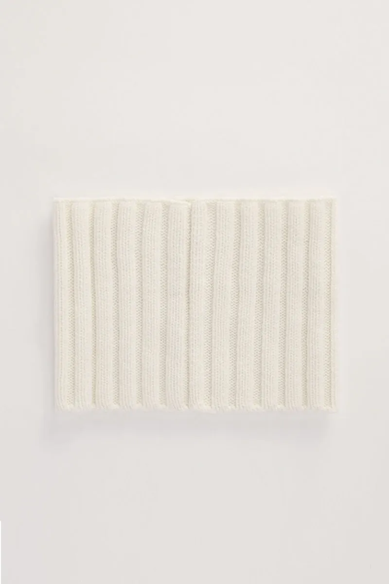 Cashmere Blend Collar in Raffia