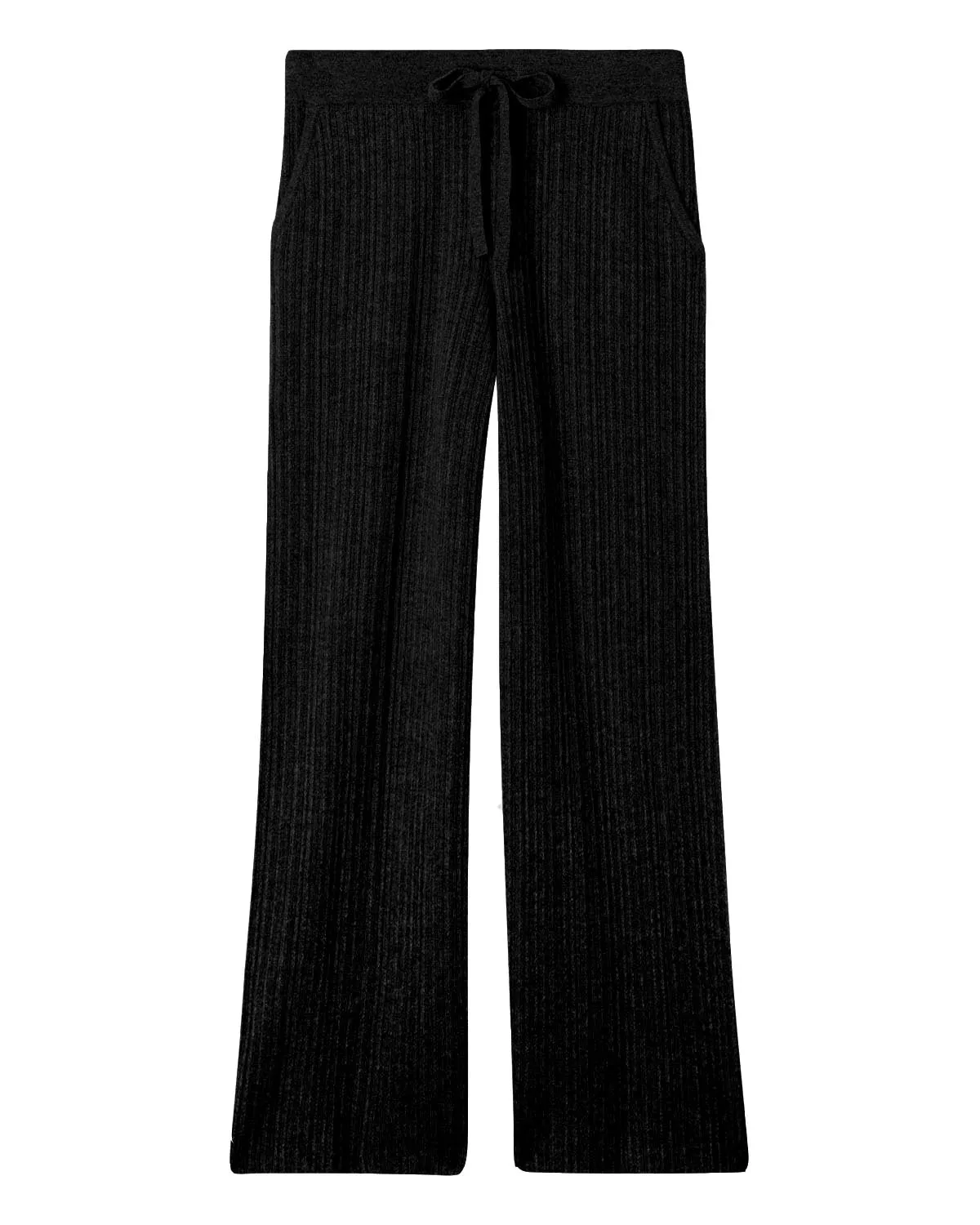 Cashmere Project Cashmere Ribbed Wide Leg Pant