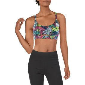 Champion Women's Soft Touch Eco Ruched Sports Bra Blue Size X-Small