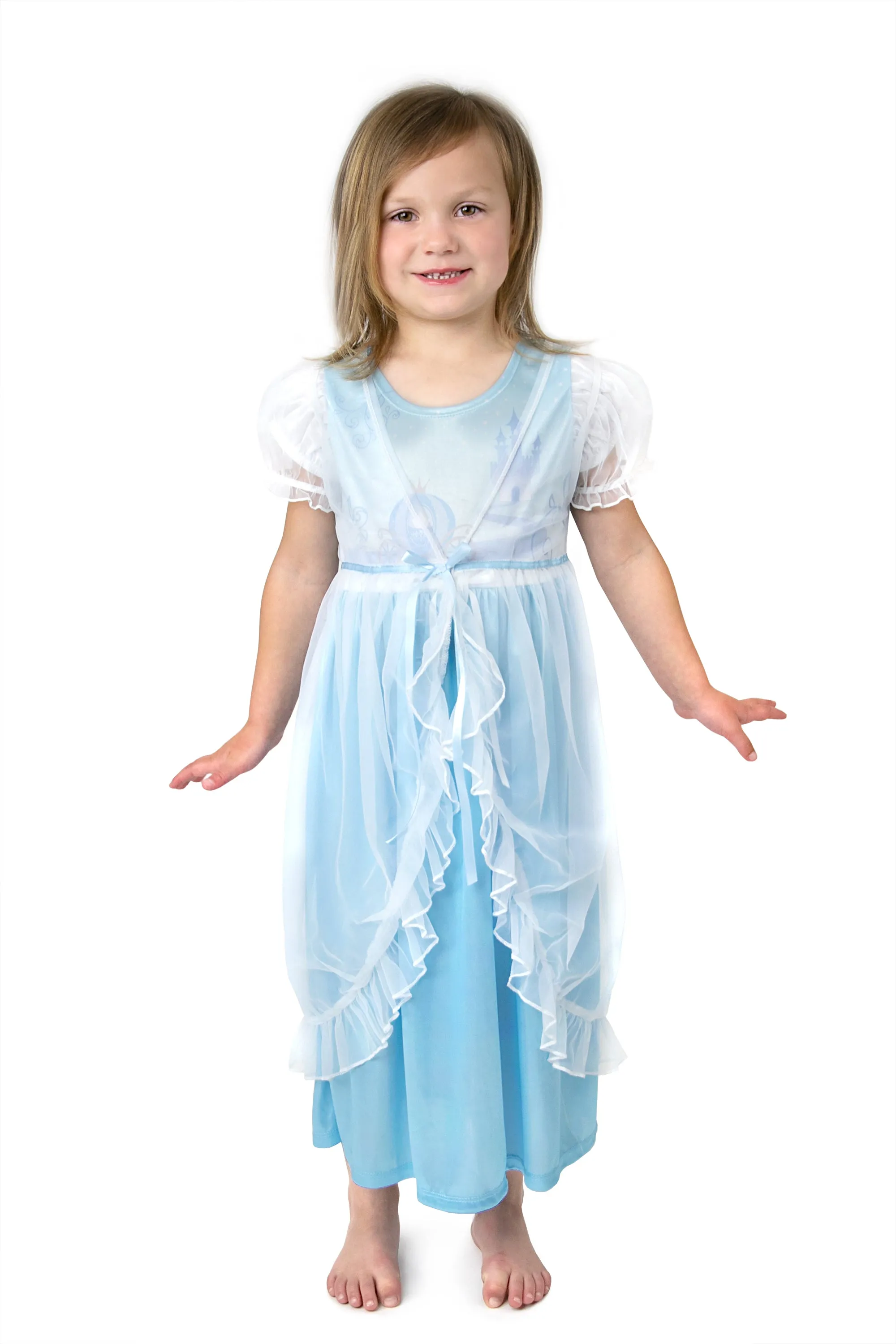 Cinderella Nightgown with White Robe