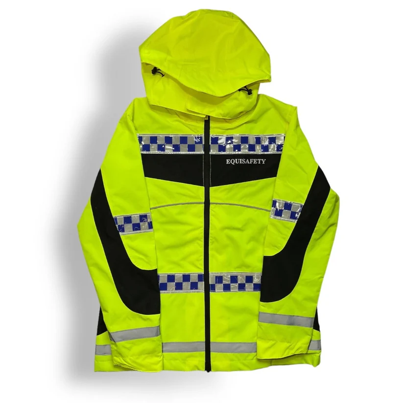 Equisafety POLITE Lightweight Waterproof Hi Vis Jacket | Elite Saddlery