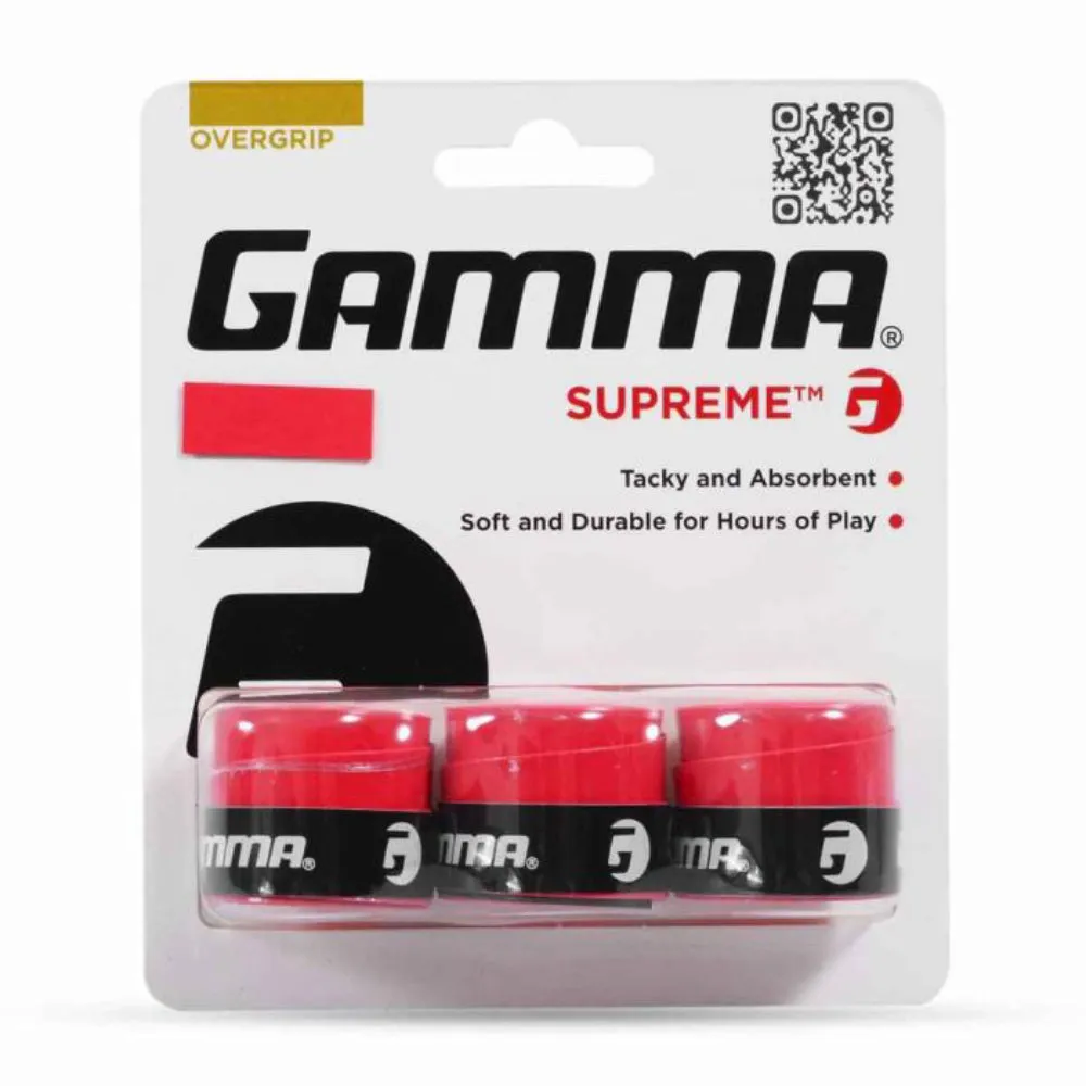 Gamma Supreme Tennis Racquet Grip (Pc. 3)