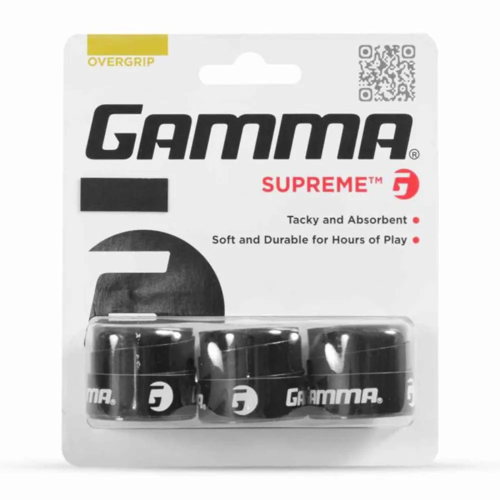 Gamma Supreme Tennis Racquet Grip (Pc. 3)