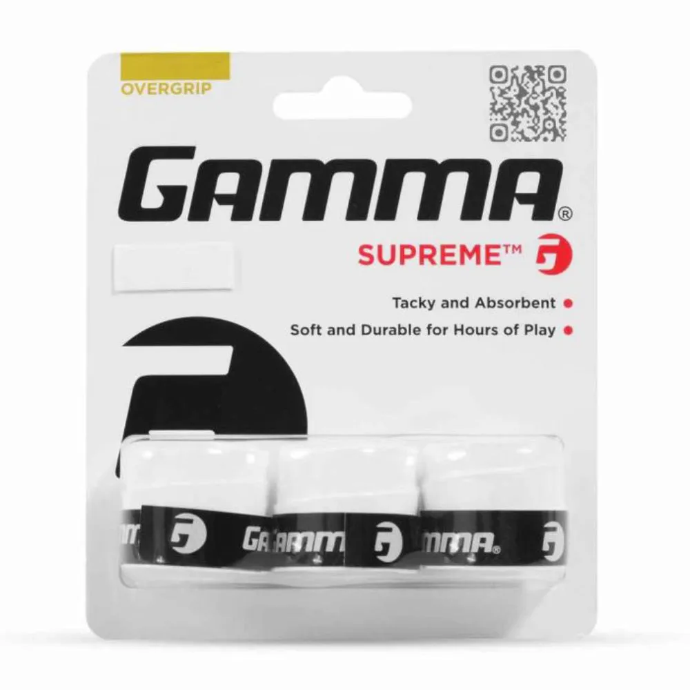 Gamma Supreme Tennis Racquet Grip (Pc. 3)