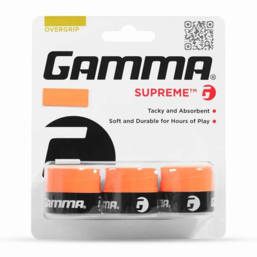 Gamma Supreme Tennis Racquet Grip (Pc. 3)