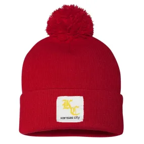 KC Hartt Pom Beanie - Red