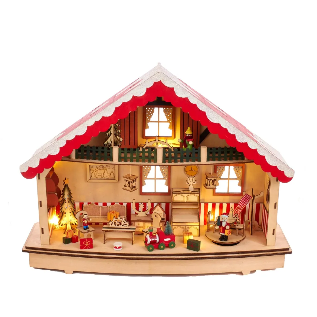 Kurt S. Adler 13.38 Battery Operated Musical Village LED House