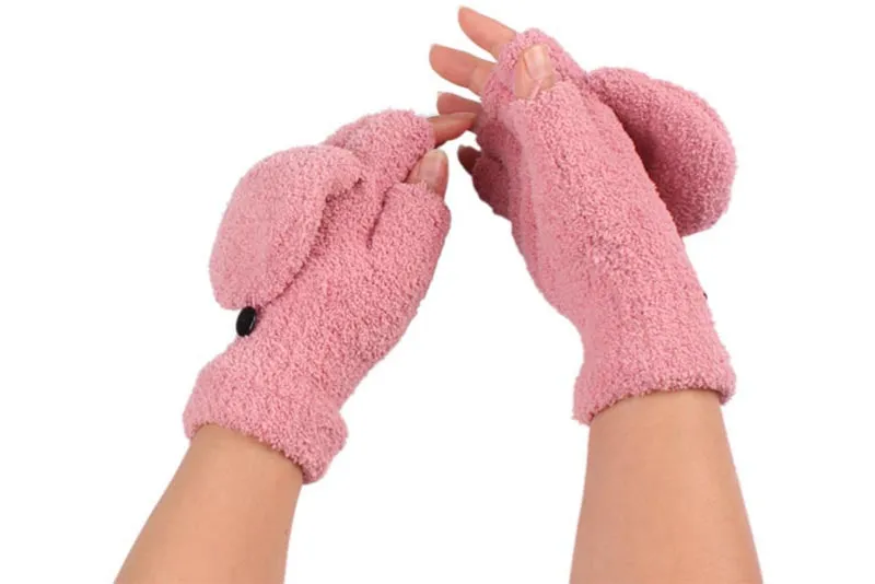 Lady Ladies H  Wrist Warmer Fingerless Gloves SM6