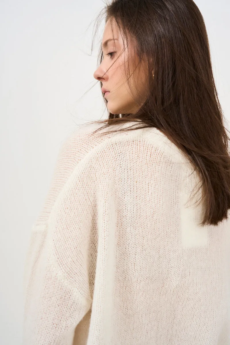 Maglia donna over in cashmere