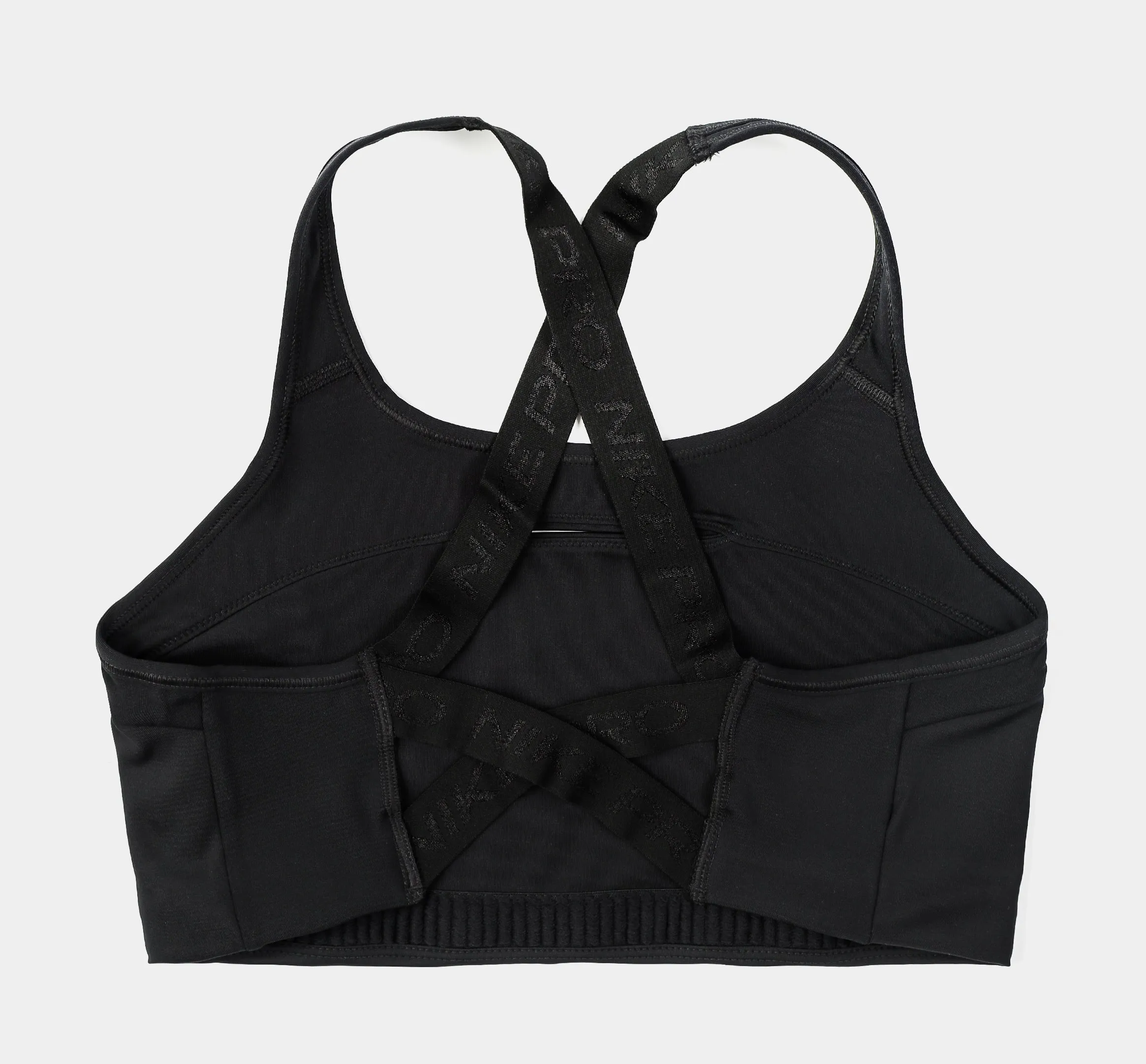 Megan Thee Stallion Medium Support Non Padded Sports Bra Womens Top (Black/White)