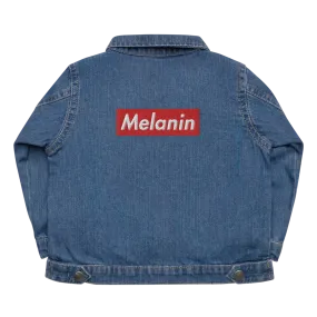 Melanin is Supreme Baby Organic Denim Jacket