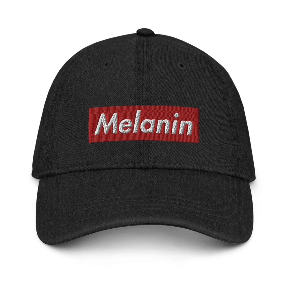 Melanin is Supreme Denim Dad Hat