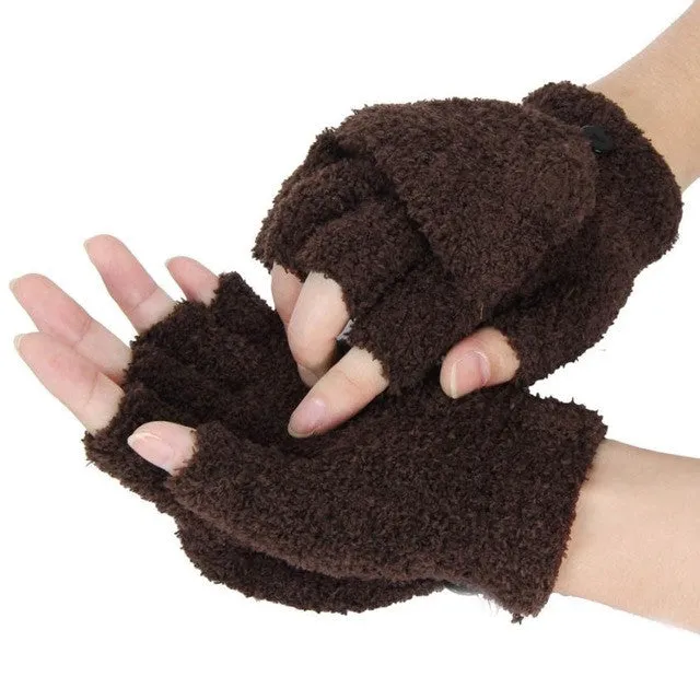 mittens women fashion Gloves  Girls Women Ladies Hand Wrist Warmer  Glove Fingerless Gloves Guanti invernali donna SM6