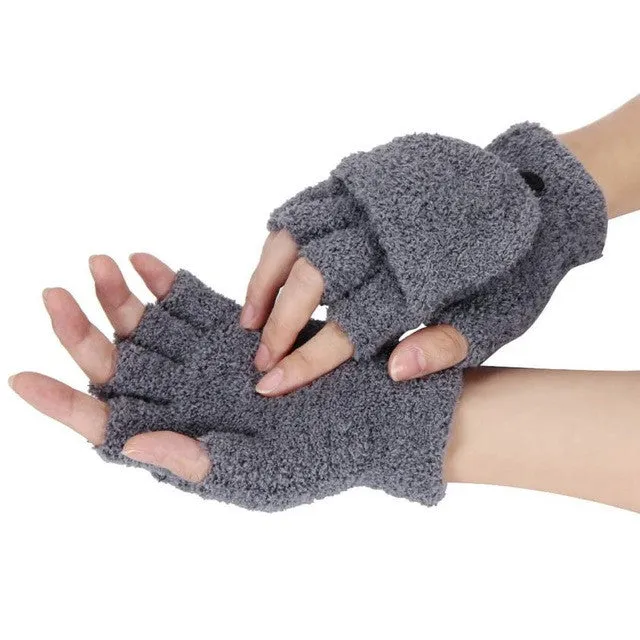 mittens women fashion Gloves  Girls Women Ladies Hand Wrist Warmer  Glove Fingerless Gloves Guanti invernali donna SM6