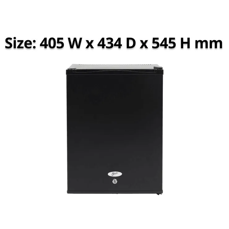 Nero Black Bar Fridge 40L Thermoelectric Quiet Operation Compact