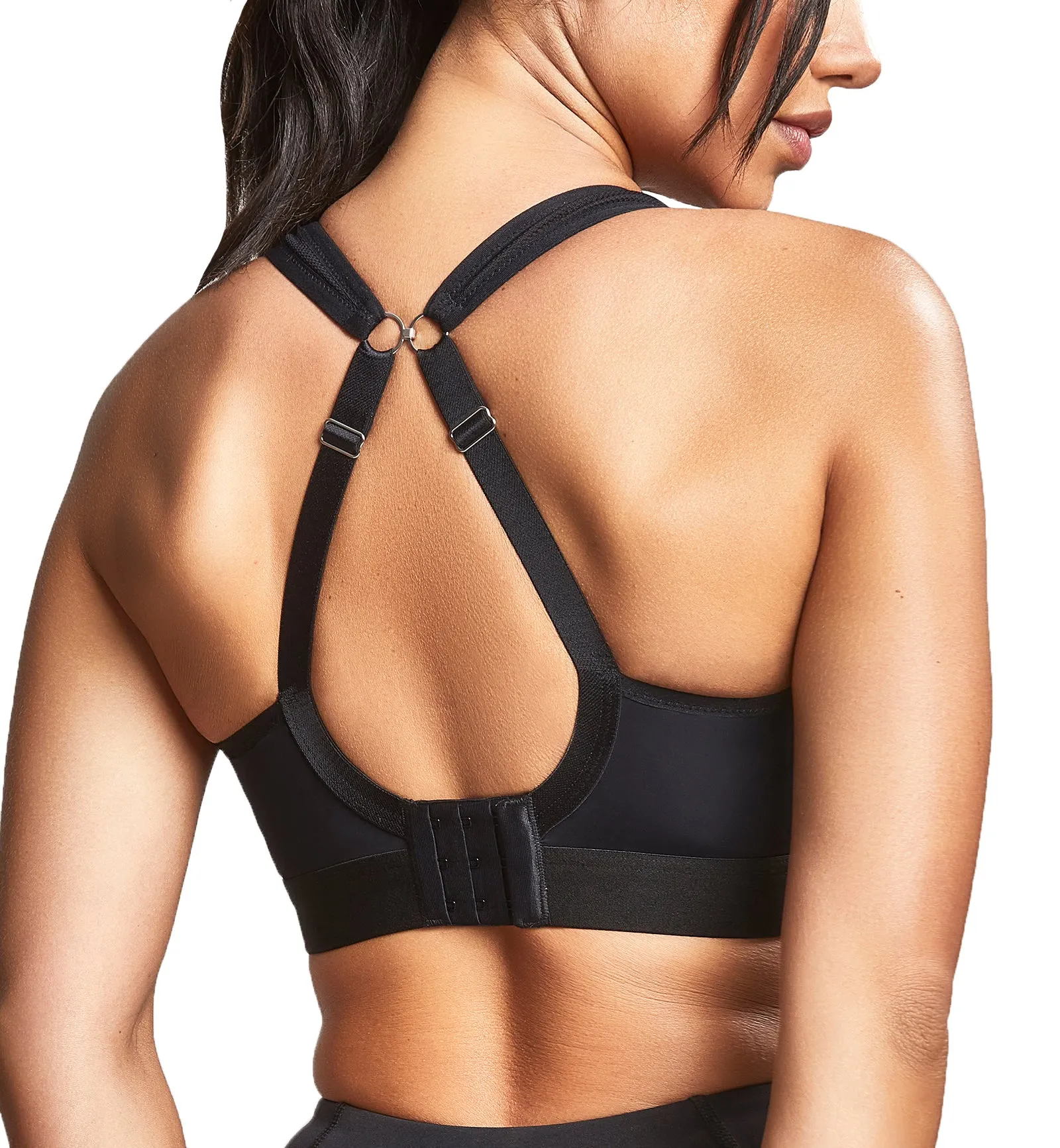 Panache Boundless Racerback Non-Wire Sports Bra (7341B) - Black