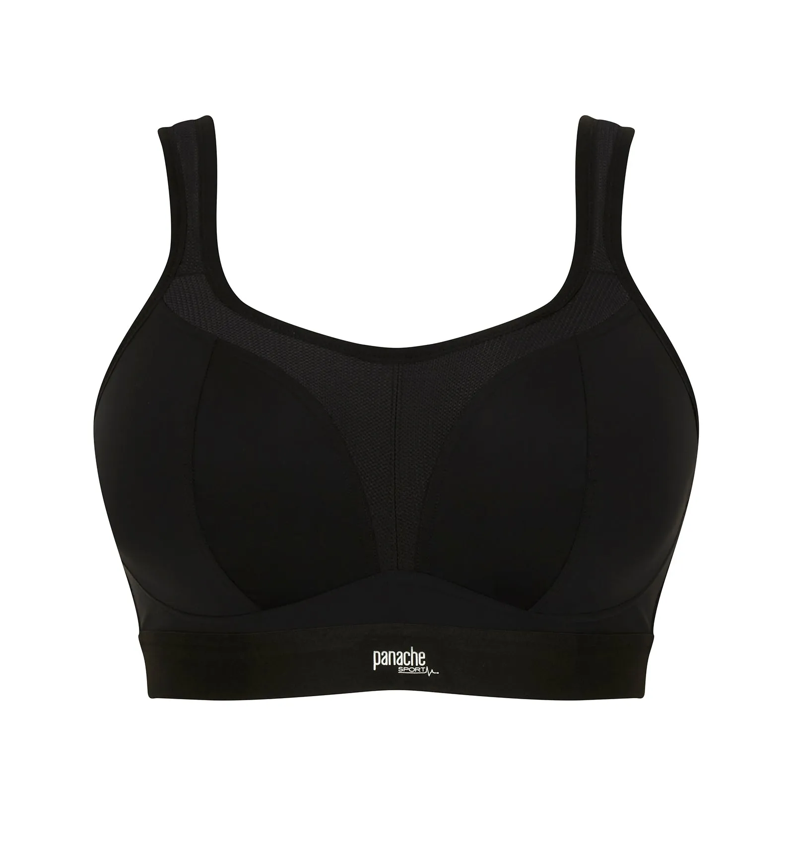 Panache Boundless Racerback Non-Wire Sports Bra (7341B) - Black