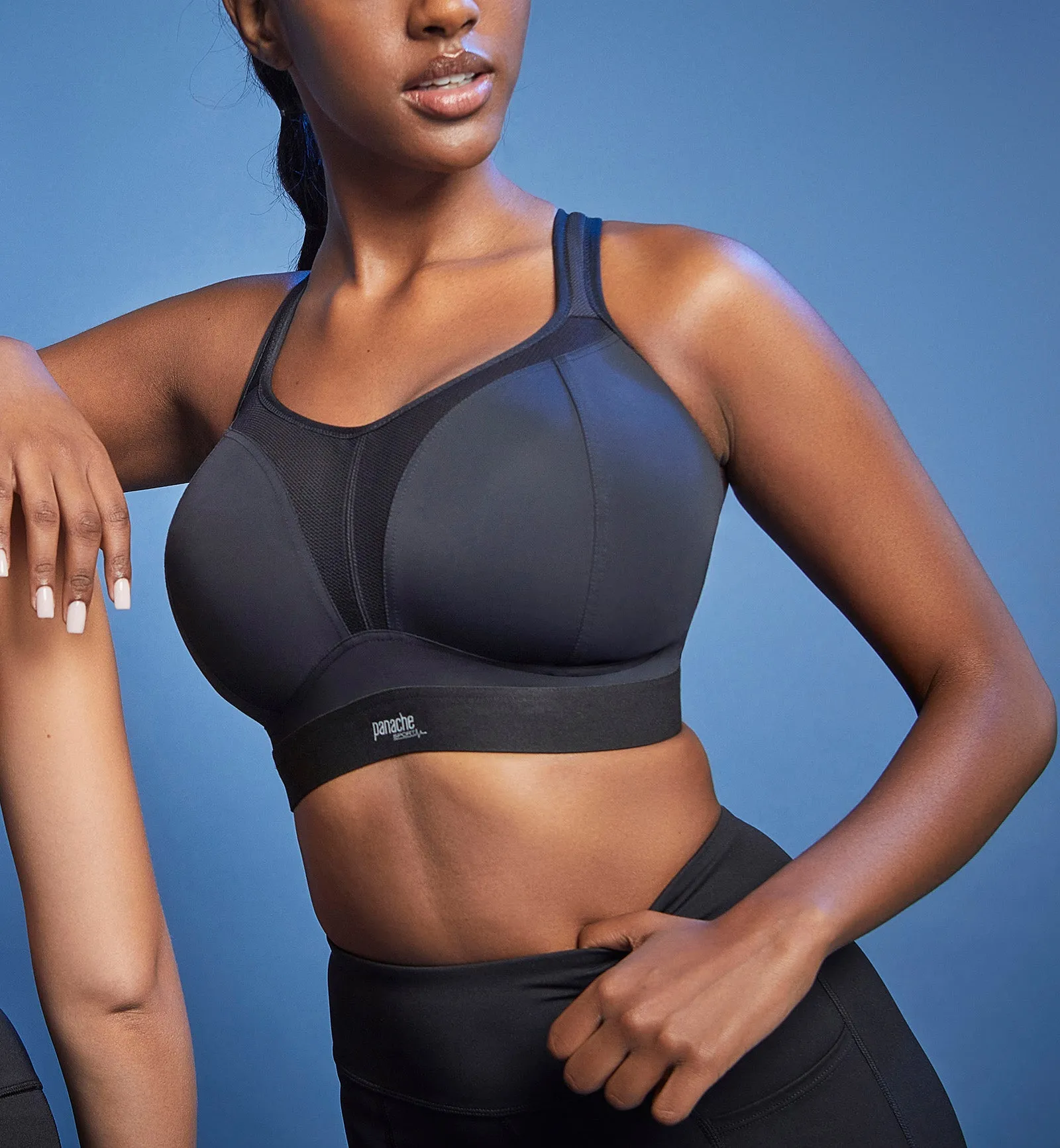 Panache Boundless Racerback Non-Wire Sports Bra (7341B) - Black