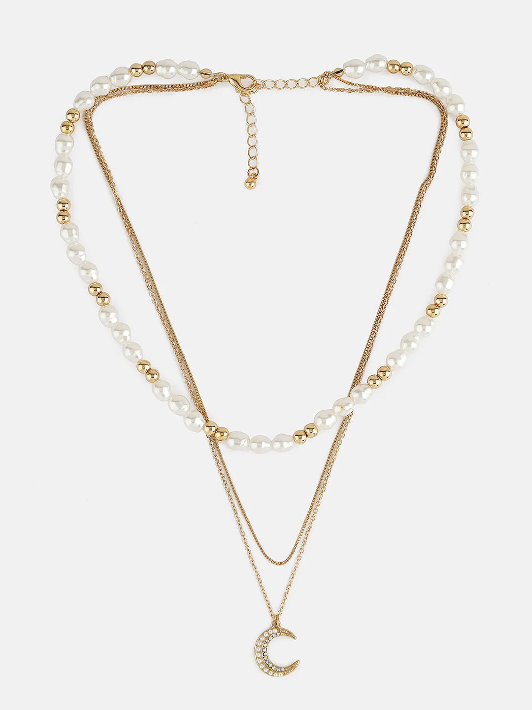 Pearl Multi Layer Chain