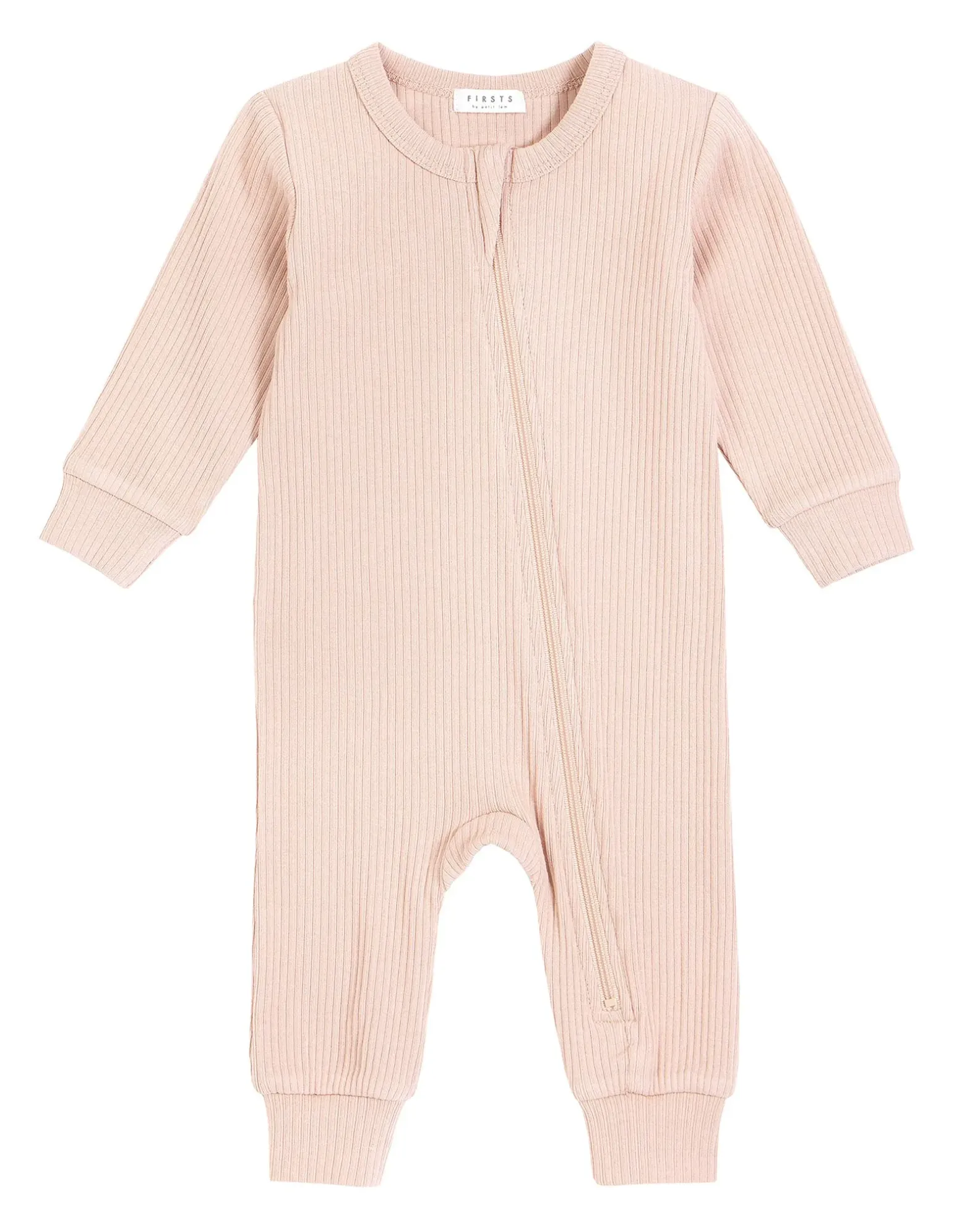 Petit Lem - Light Pink Modal Rib Sleeper