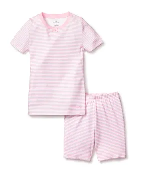 Pink Stripes Snug Fit Short Set