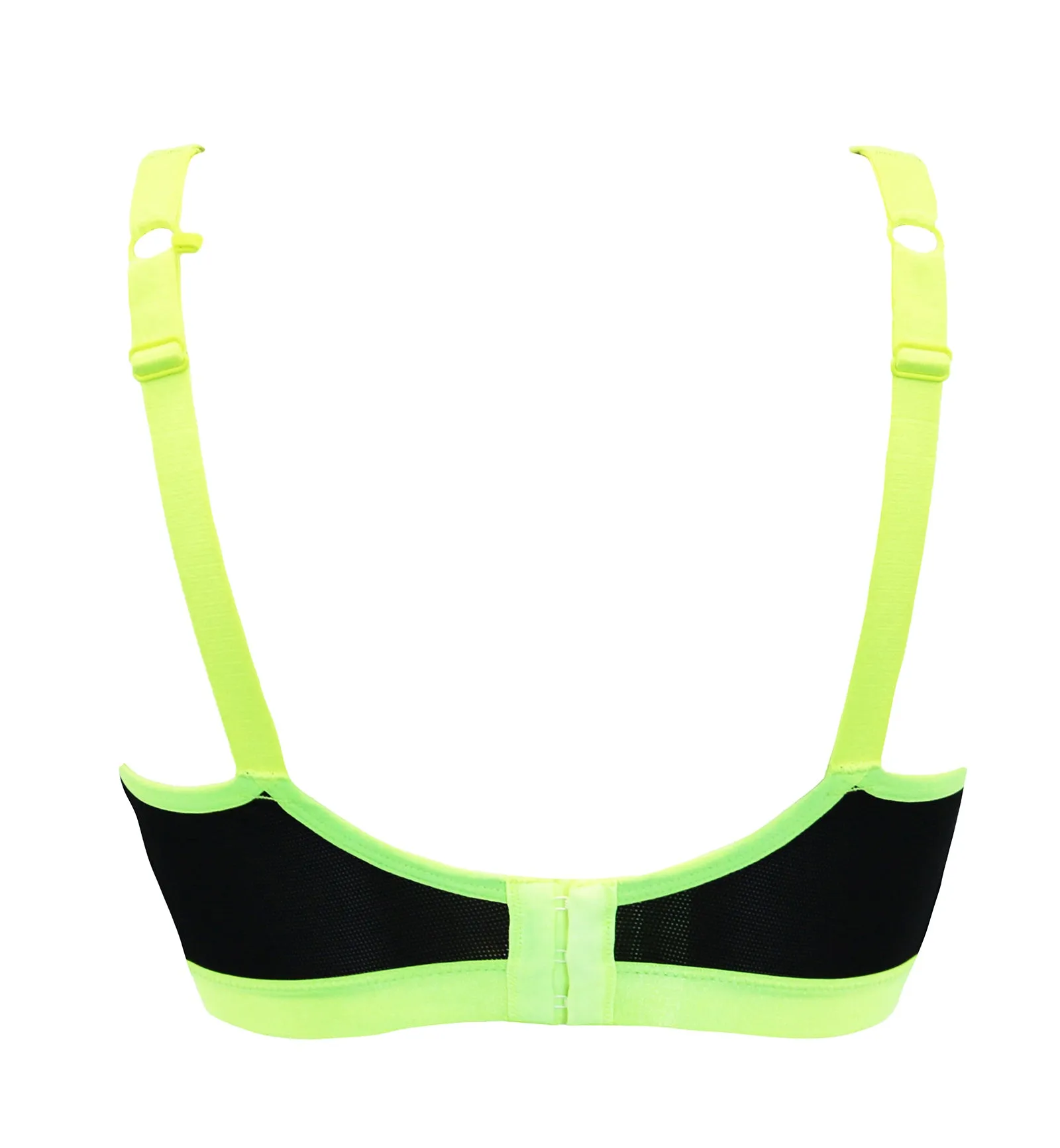 Pour Moi Energy Strive Non Wire Lined Full Cup Sports Bra (97010) - Leopard/Lime