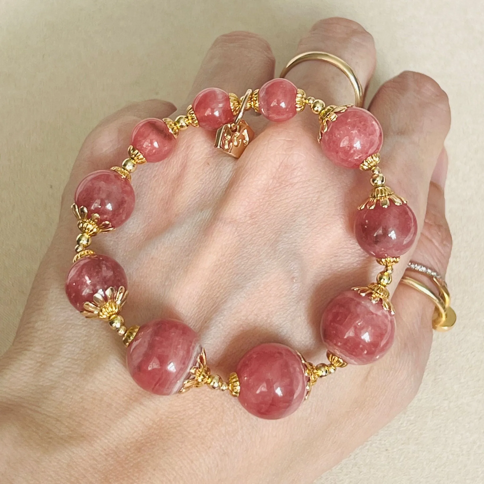 Rhodochrosite Supreme Bracelet