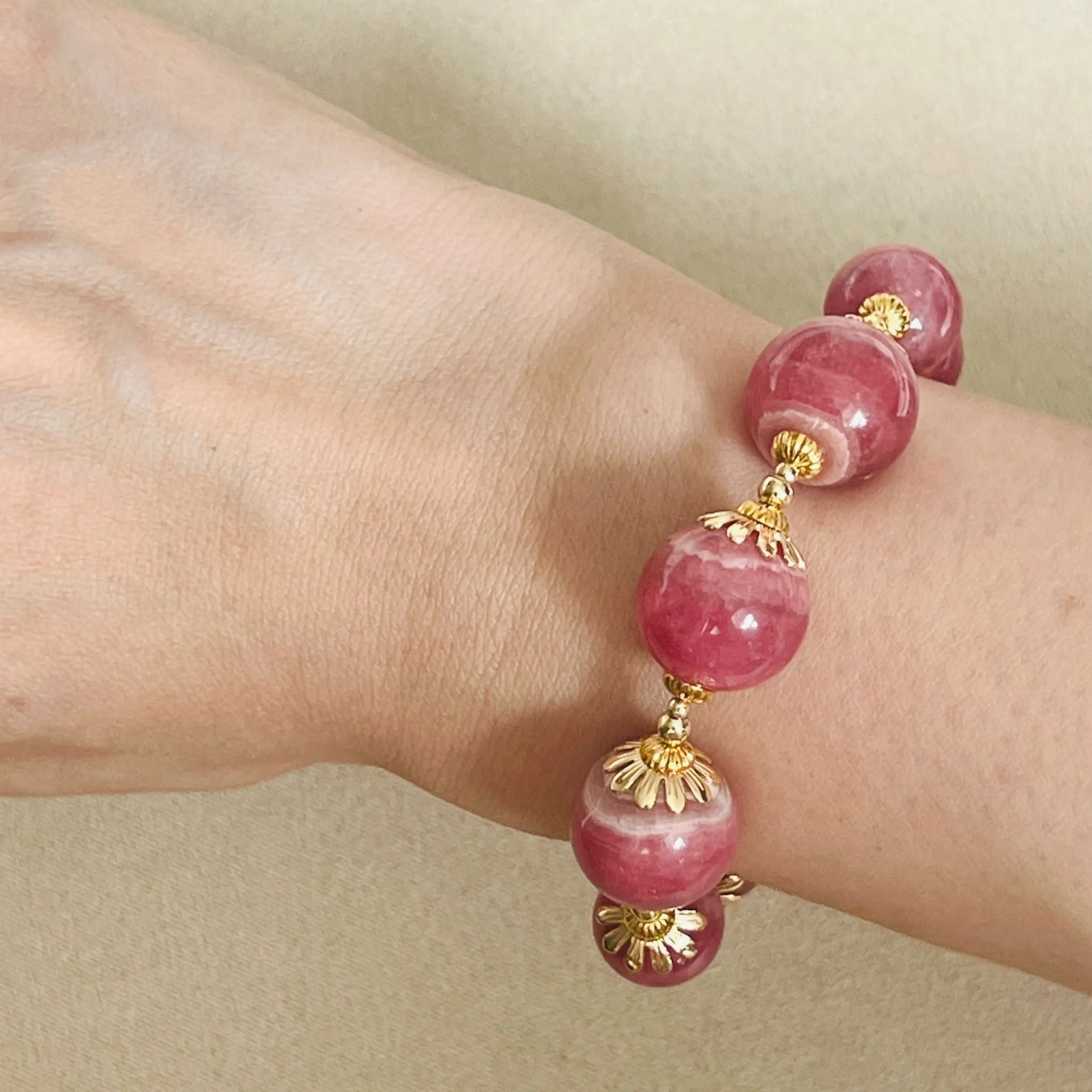 Rhodochrosite Supreme Bracelet