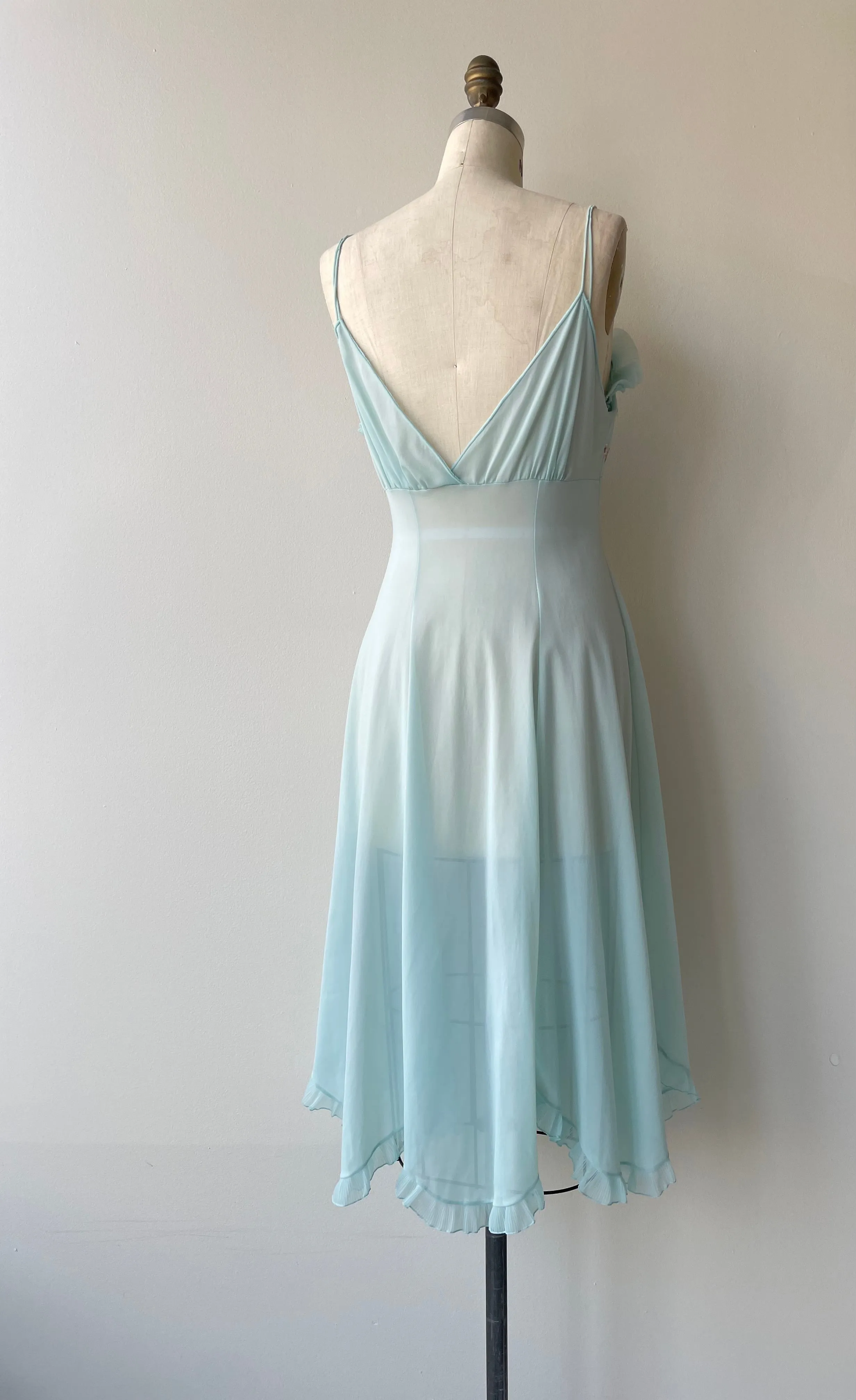 Robin's Egg 1960s Nightie