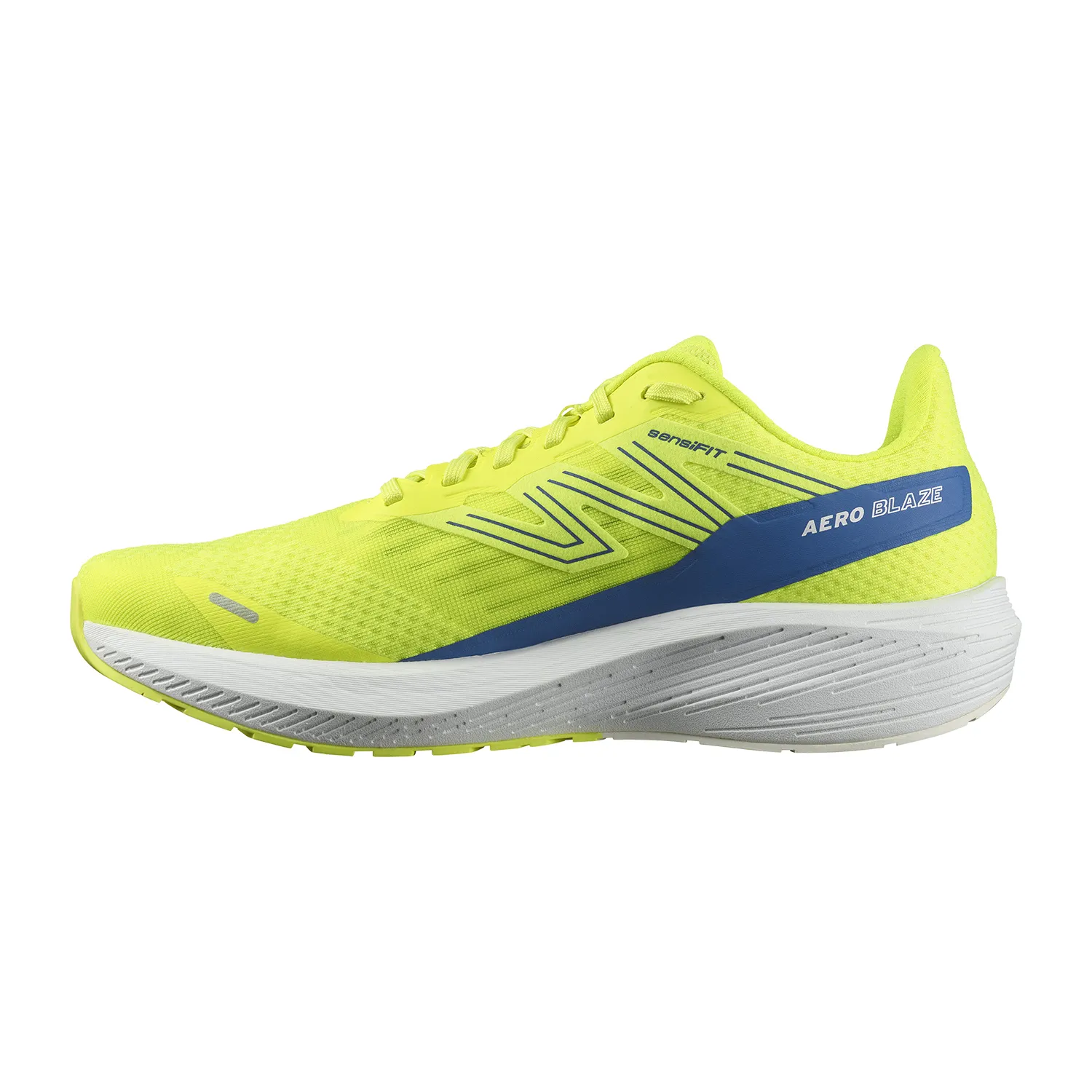 Salomon Aero Blaze  Safety Yellow/Surf The Web/White