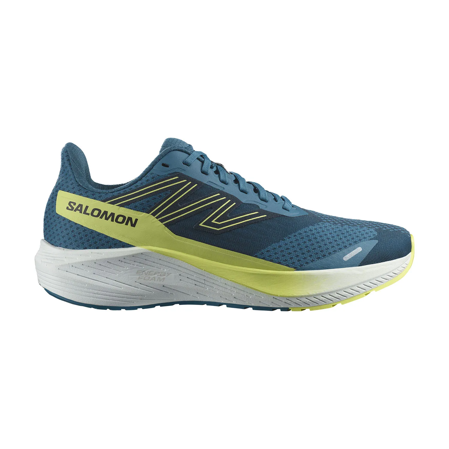 Salomon Aero Blaze Wide  Blue Ashes/Sunny Lime/Dark Sapphire