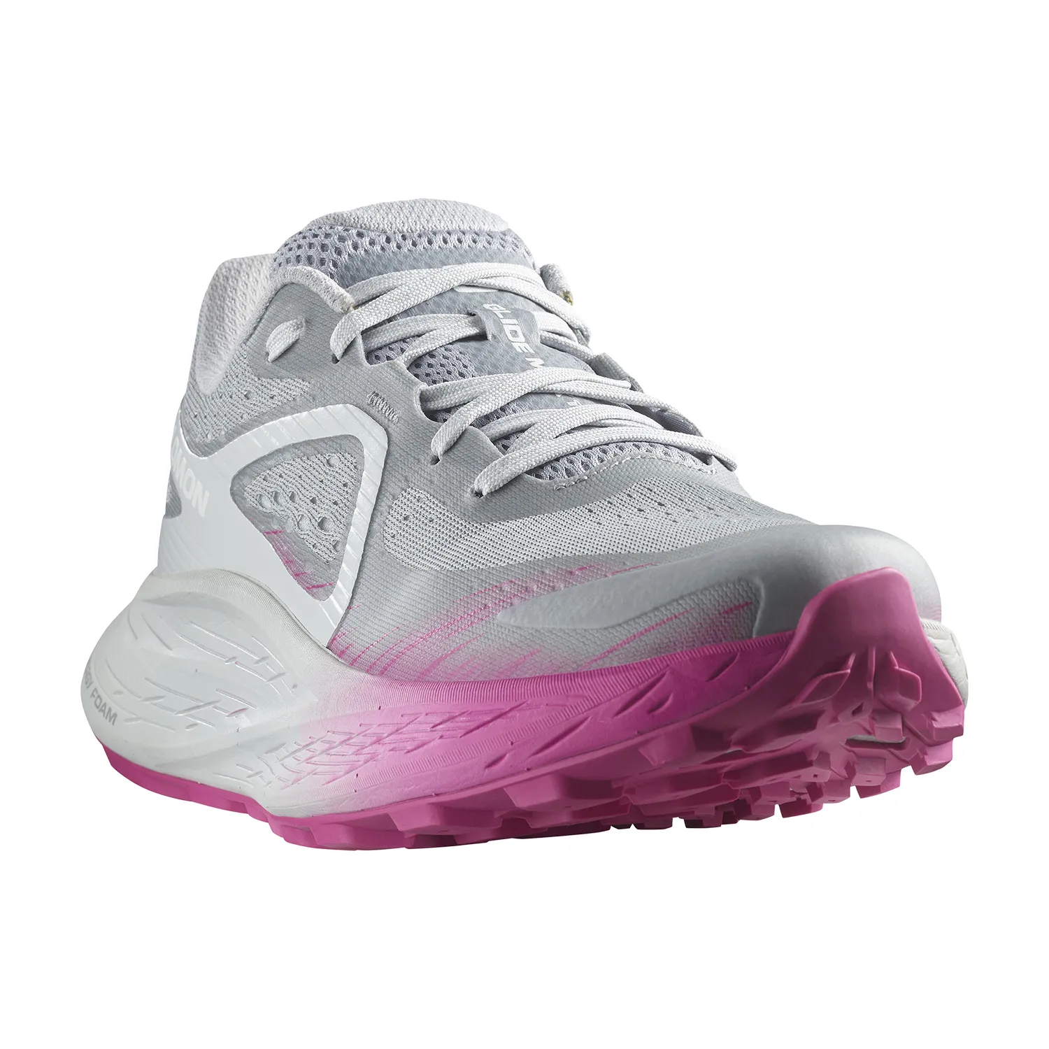 Salomon Glide Max TR  Quarry/Illusion Blue/Pink Glo