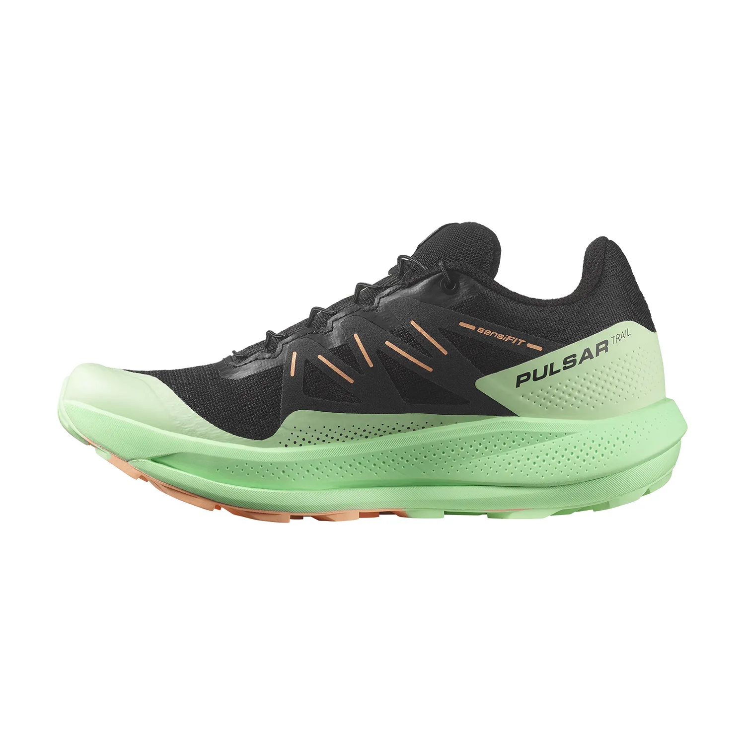 Salomon Pulsar Trail  Black/Green Ash/Cantaloupe